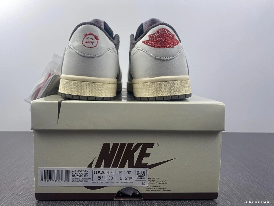 DM7866-162 X Jordan Low 1 Mocha'  Air OG Scott Travis 'Reverse 0226